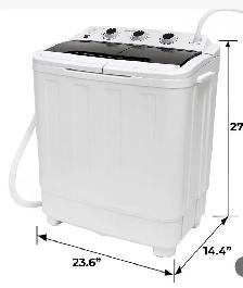 Compact Kenmore Twin-Tub Washer & Dryer, - Photo 2
