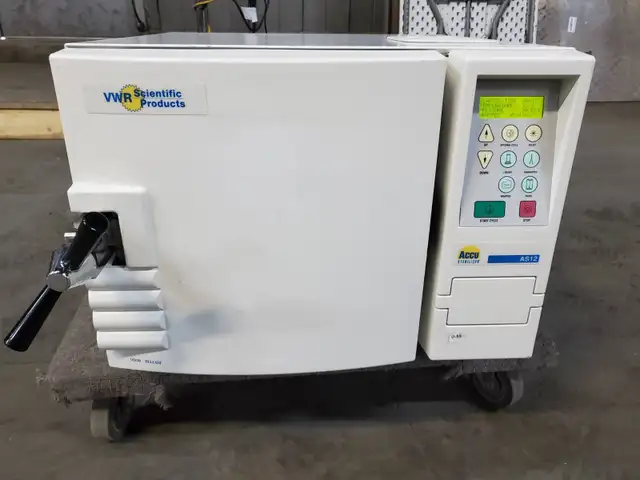 VWR AS12 AccuSterilizer Benchtop Steam Autoclave 120V 1ph