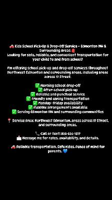 pick up and drop off service in Edmonton