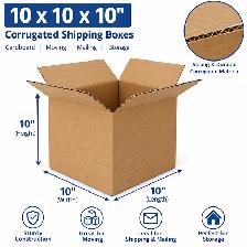 10x10x10 Cardboard Packing Shipping Corrugated Boxe-32 ECT