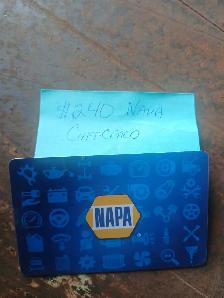 NAPA gift card