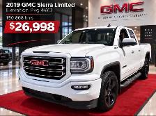 2019 GMC Sierra 1500 Limited Elevation Pkg 4WD 6.5 FT Box - More