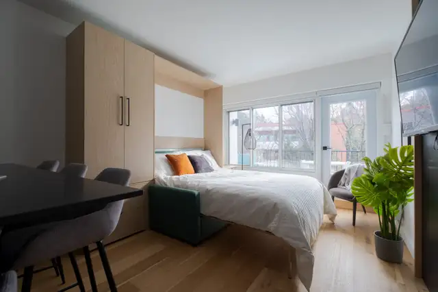 Loft studio entièrement meublé à louer Saint-Jean-Baptiste juill