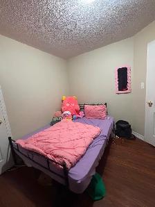Private room available for a girl on upper floor.