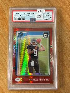 2024 Donruss Optic Rated Rookie Red Hyper #279 Michael Penix Jr.