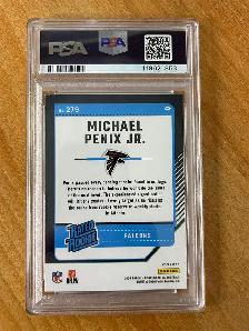 2024 Donruss Optic Rated Rookie Red Hyper #279 Michael Penix Jr. - Photo 2