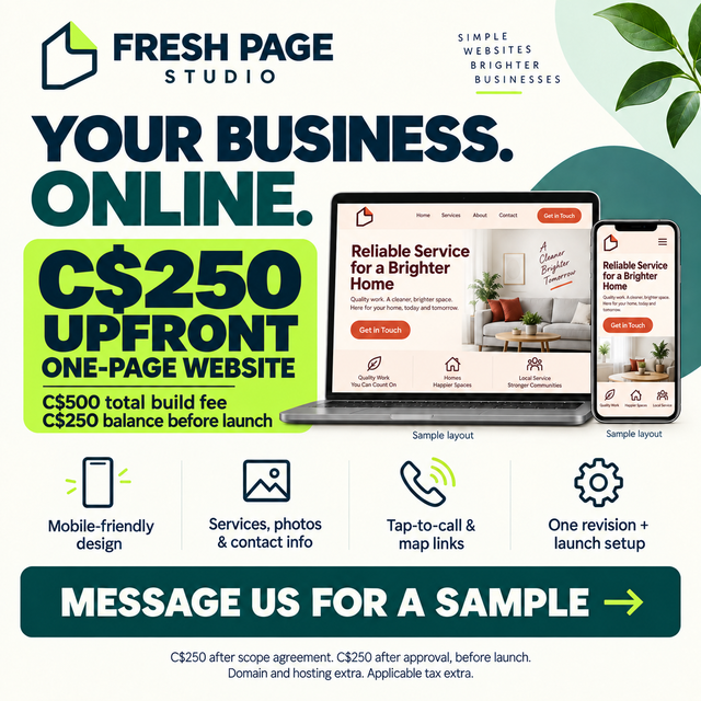 One-Page Website Design
