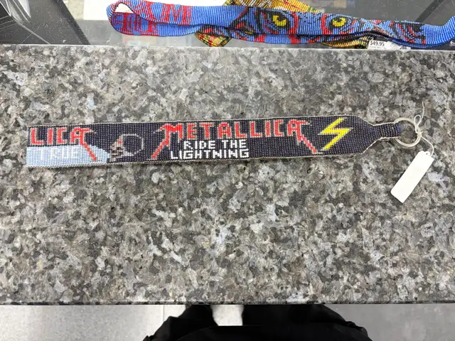Metallica Beaded Lanyard