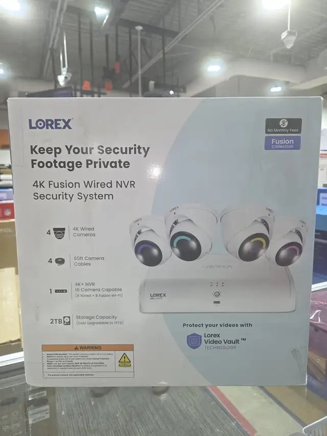 LOREX 4K FUSION WIRED NVR SECURITY SYSTEM