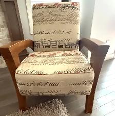 Unique and Stylish 'Grasshopper' Upholstered Accent Chair - Photo 3