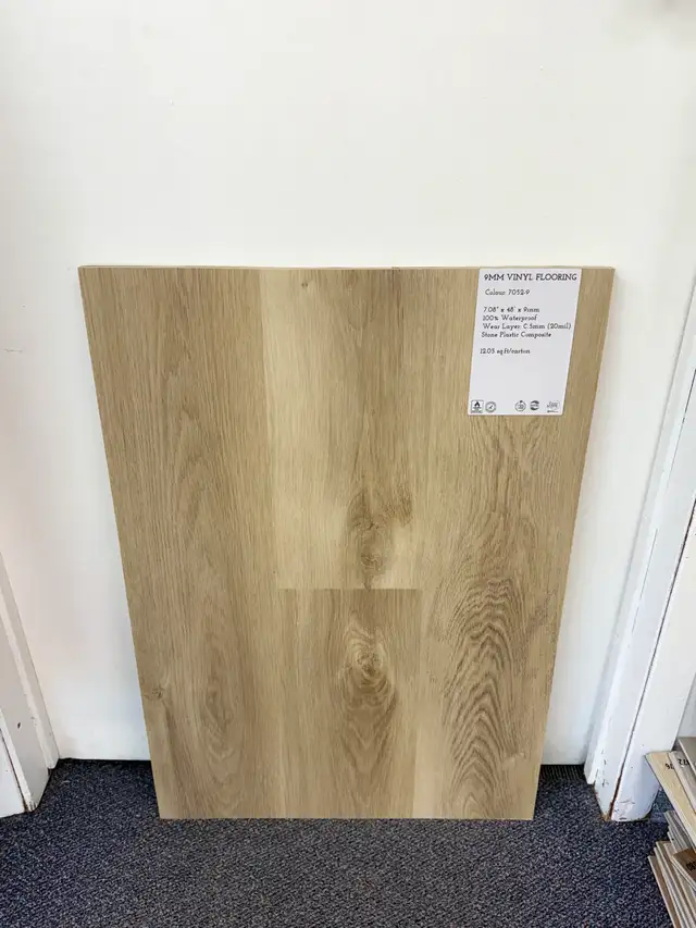 9mm vinyl floor $2.39/sf