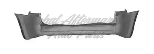 Dodge Caravan 2008-2010 Bumper Rear Primed W/Sensor Hole