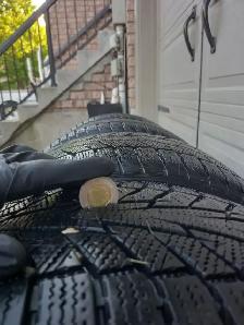 4 tires HANKOOK 205/55/R16 Winter tires. - Photo 3