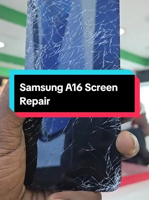 SAMSUNG A16 SCREEN REPLACMENT IN 45 MINUTES -780-456-6675