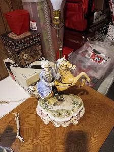 Blue boy and pink lady on horse backlamps - Photo 2
