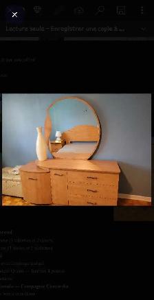 Mobilier de chambre
