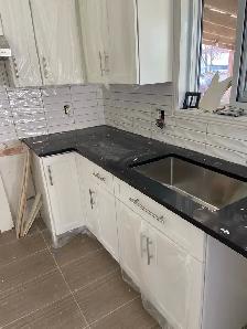 comptoir granite quartz sur mesure - Photo 3