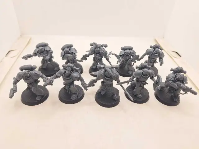 Warhammer 40k 10 Red Corsairs Raiders Unpainted