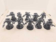Warhammer 40k 10 Red Corsairs Raiders Unpainted