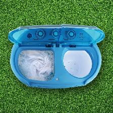 Pure Clean Portable Washing Machine, 2-in-1 Washer & Spin Dryer - Photo 7