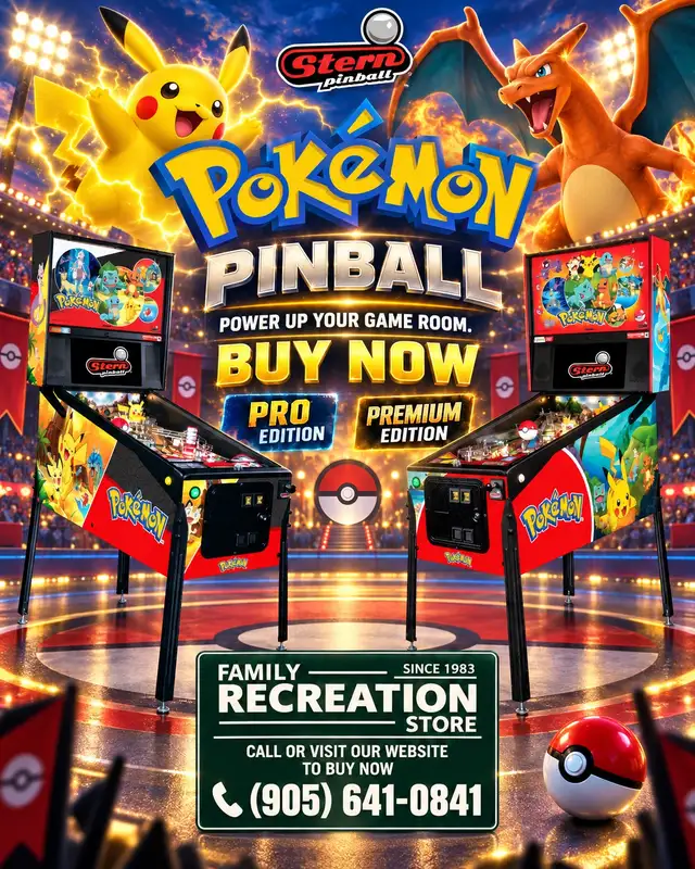 Pokemon, Avengers & Star Wars FOTE Pinball | Mississauga