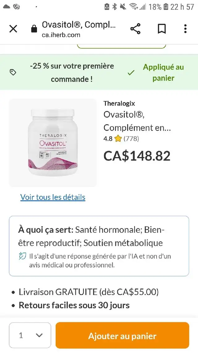 produit féminin