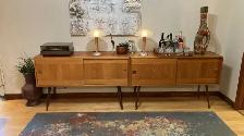 Mid century TEAK TECK Modulaire. Bar Buffet crédence, bahut disq - Photo 5