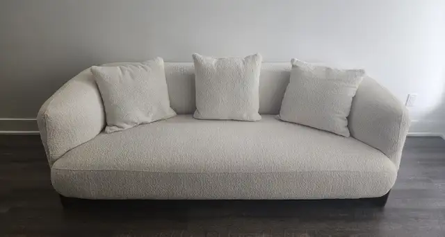 Structube Lausanne 3-Seater Sofa (Cream) - $600 OBO