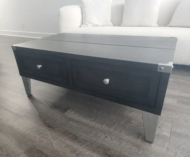 London 42' Lift-Top Coffee Table (Grey) - $125 OBO