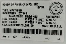 2011 Honda CR-V LX- AWD 118KM CERTIFIED-WARRANTY - Photo 15