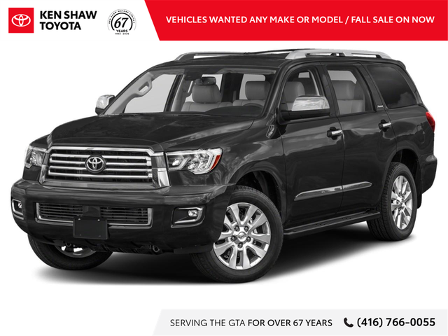 2019 Toyota Sequoia Platinum 5.7L V8 RARE VERY LOW KM / NAVIG...