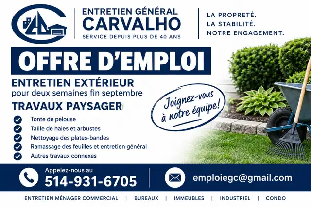 emplois entretien paysagier