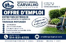 emplois entretien paysagier