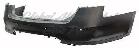 Ford Taurus 2010-2012 Bumper Rear Primed W/Sensor Hole W/Push