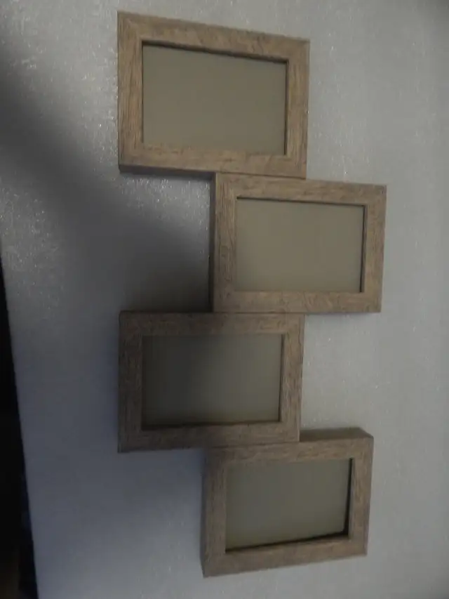 Offset Photo Frame, Accommodates 4 Photos