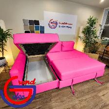 Pink IKEA sectional sofa bed   FREE DELIVERY