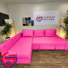Pink IKEA sectional sofa bed   FREE DELIVERY - Photo 3