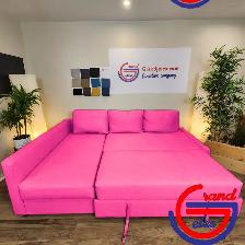 Pink IKEA sectional sofa bed   FREE DELIVERY - Photo 6