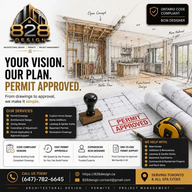 $800- BUILDING PERMIT SERVICES