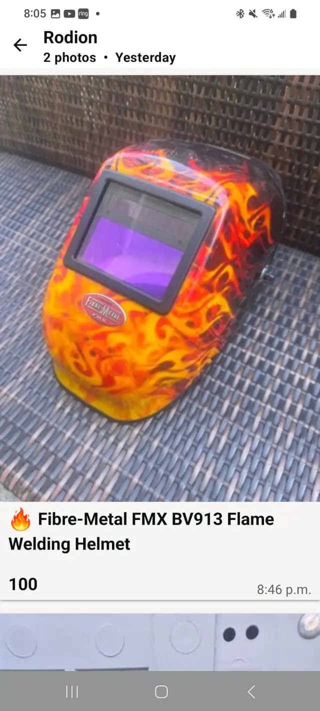 Fibre-Metal FMX BV913 FlameWelding Helmet