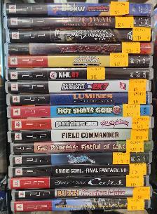 Playstation PSP Games: God of War, GTA, Tekken, Final Fantasy...