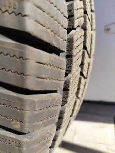 Winter Tires mounted on Aluminum Wheels