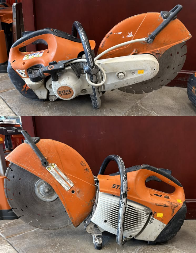 Stihl TS 420 Gas Quick Cut with Diamond Blade