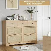 Brand New 7 Drawer Rattan Dresser Special Selling at $199 - Photo 5