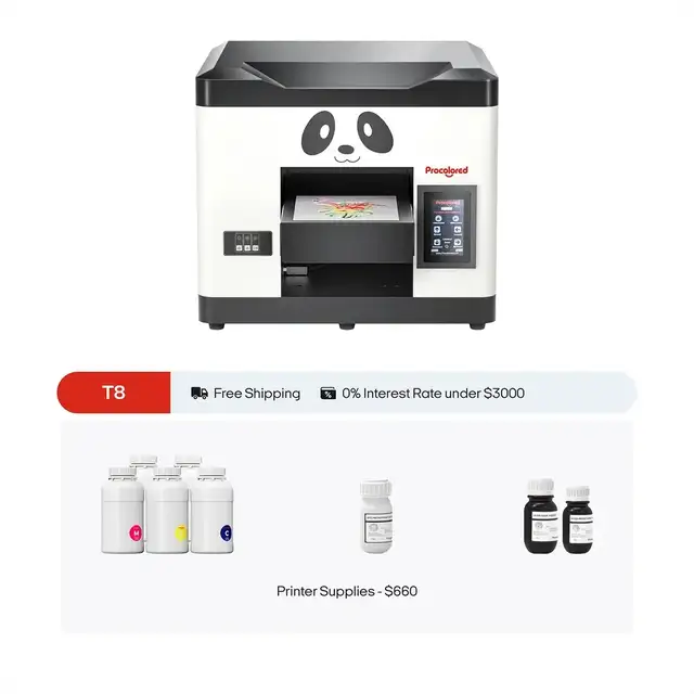 Procolored T8 Panda DTG Printer 8.2' A4 L800