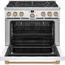 GE Café Commercial Style Range C2Y366P4TW2 36' Smart Dual-Fuel - Photo 4