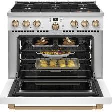 GE Café Commercial Style Range C2Y366P4TW2 36' Smart Dual-Fuel - Photo 5