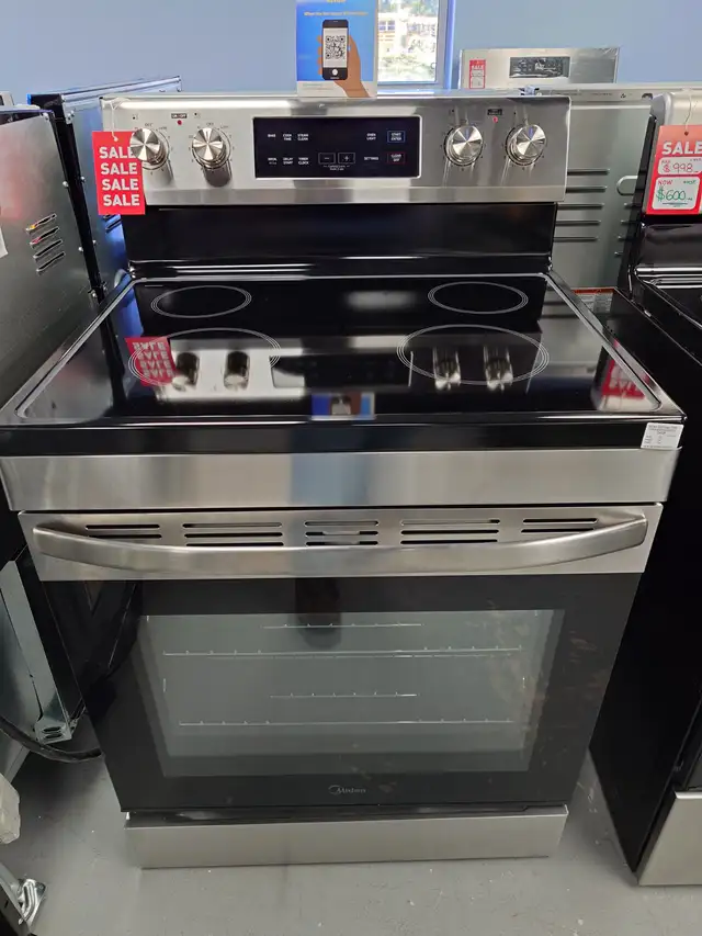 Midea '30' Stainless Steel Freestanding Electric Range on Sale‼️