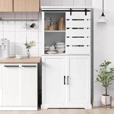 Brand New 63.5 inches White Kitchen Pantry Cabinet Special $199 - Photo 2