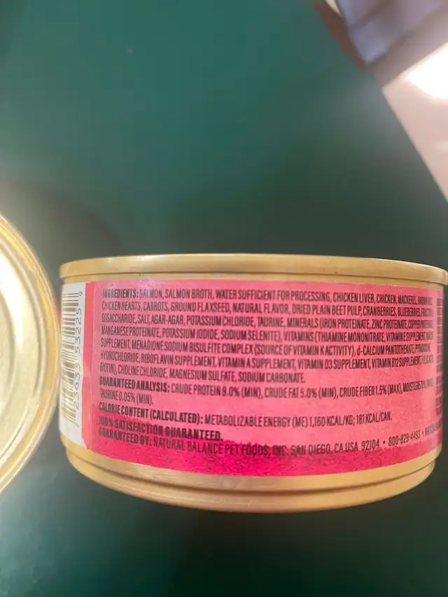 40 cans quality cat food $40 bought at G&E